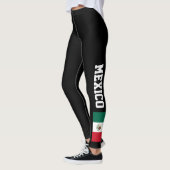 Leggings van de Mexicaanse vlag voor sport en fitn (Links)