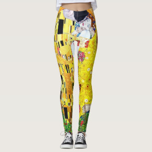 Leggings van de Mode Gustave Klimt "The Kiss"