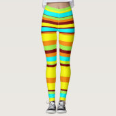 Leggings van de moderne Stripe Stretch Pants uit d (Voorkant)