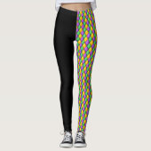 Leggings van de Pop Mardi Gras 3 Diamonds (Voorkant)