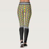 Leggings van de Pop Mardi Gras 6b Diamonds (Achterkant)