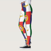 Leggings van de Portugese vlag en de vlag van de A (Links)