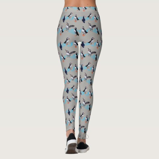 Leggings van de Puffin Party (grijs) (Achterkant)