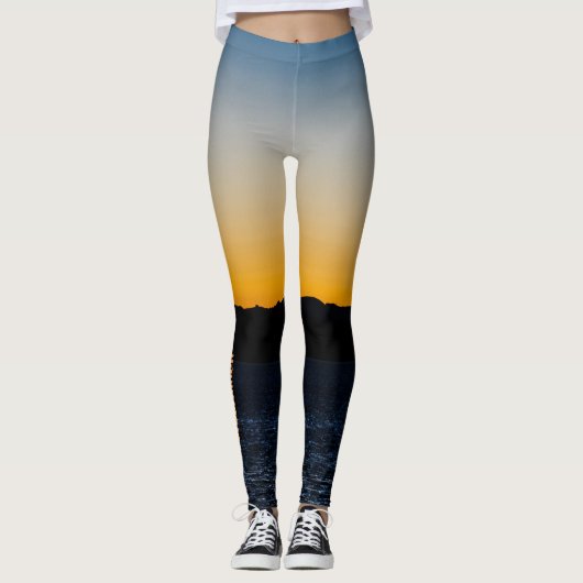 Leggings van de Scottish Isles Sunrise (Voorkant)