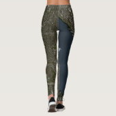 Leggings van de Seattle Sat Map (Achterkant)