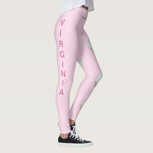 Leggings van de staat Pink Virginia Flowering Dogw (Rechts)