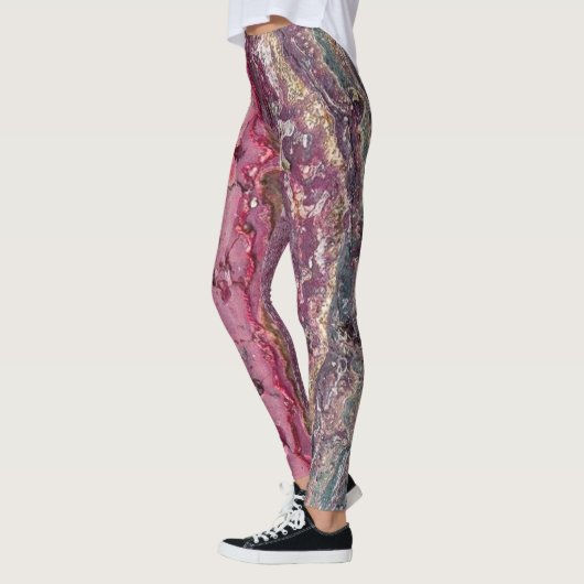 Leggings van de Steen van de Verf Splatter (Links)