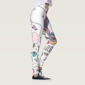 Leggings van de Unicorn-regenboog (Rechts)