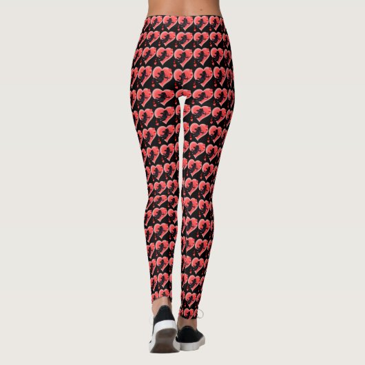 Leggings van de valentijnse Leggings van de Cupid (Achterkant)