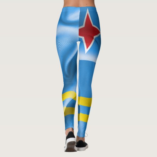 Leggings van de vlag van Aruba (Achterkant)