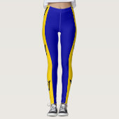 Leggings van de vlag van Barbados (Voorkant)