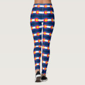 Leggings van de vlag van Colorado-flessenpatroon (Achterkant)