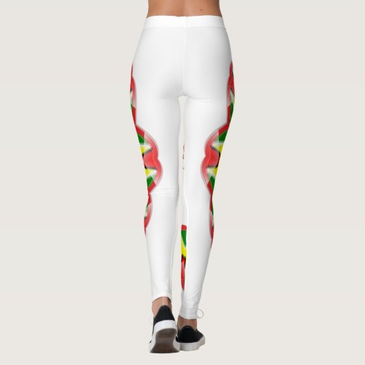 Leggings van de vlag van Guyana (Achterkant)