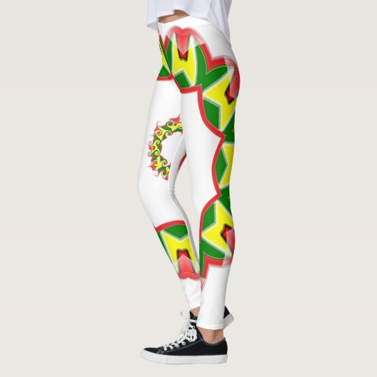 Leggings van de vlag van Guyana (Links)