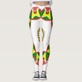 Leggings van de vlag van Guyana (Voorkant)