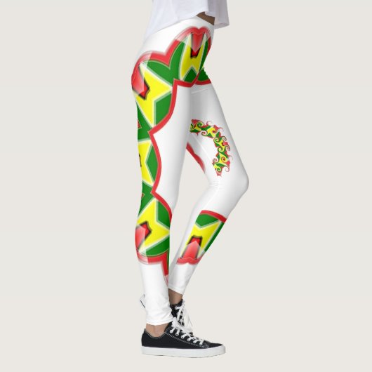 Leggings van de vlag van Guyana (Rechts)