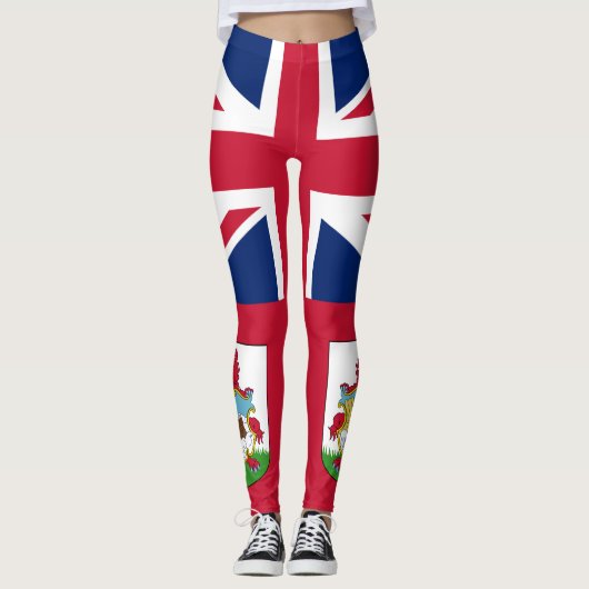 Leggings van de vlag van Patriotic Bermuda (Voorkant)