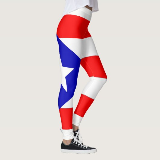 Leggings van de vlag van Puerto Rico (Rechts)