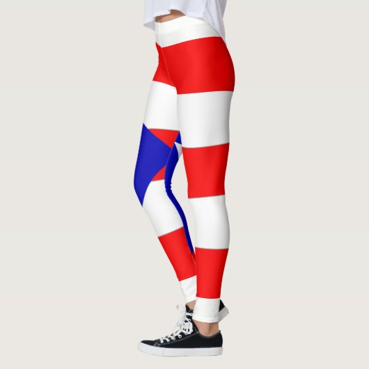 Leggings van de vlag van Puerto Rico (Links)