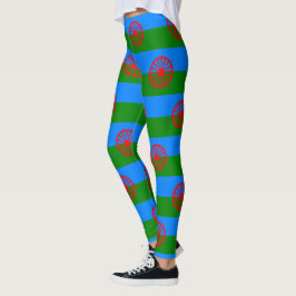Leggings van de vlag van Romani en Gypsy Wagon Whe