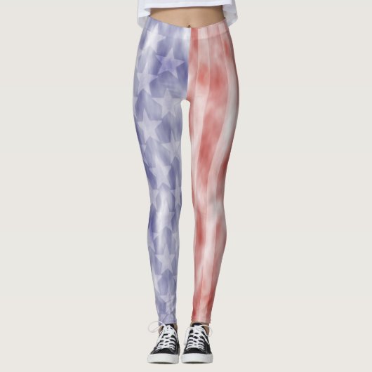 Leggings van de Vlag van sterren & van Strepen de (Voorkant)