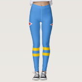Leggings van de vlaggen van Patriotic Aruba (Voorkant)