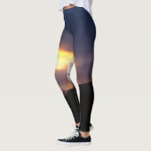 leggings van de vuurgolfzonsondergang. (Links)