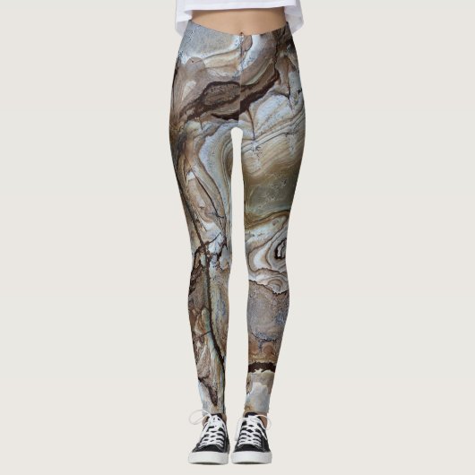 Leggings van de waterverf voor vrouwen die Mode na (Voorkant)
