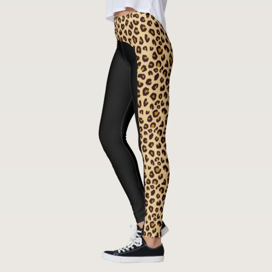 Leggings van de zijband van de luipaard (Links)