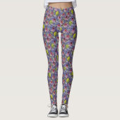 Leggings van de zomertuinbloem (Voorkant)