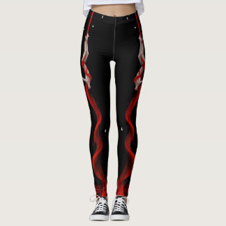 Leggings van de zwarte en de Rode Silken, Aerialis