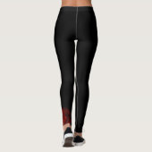 Leggings van de zwarte en de Rode Silken, Aerialis (Achterkant)