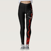 Leggings van de zwarte en de Rode Silken, Aerialis (Voorkant)