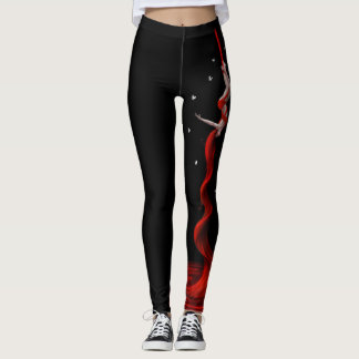 Leggings van de zwarte en de Rode Silken, Aerialis