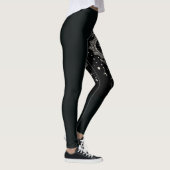 Leggings van de zwarte moderne kettingsport (Rechts)