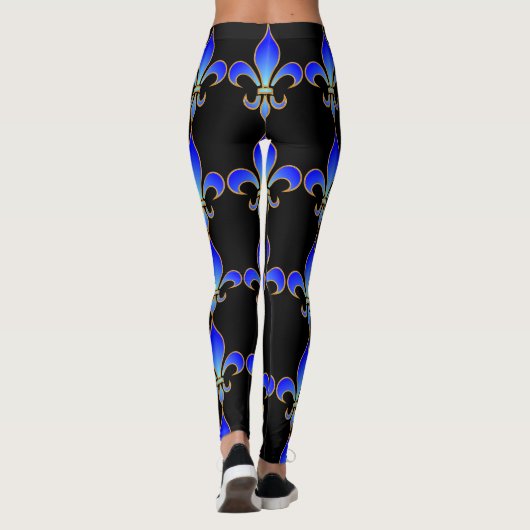 Leggings van de zwarte vlooien (Achterkant)