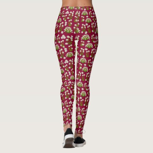 Leggings van de Zwitserse alpiene Edelweiss Flower (Achterkant)