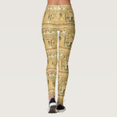 Leggings van Egyptische Hieroglyphs Vrouwen (Achterkant)