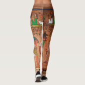 Leggings van Egyptische Hieroglyphs Vrouwen (Achterkant)