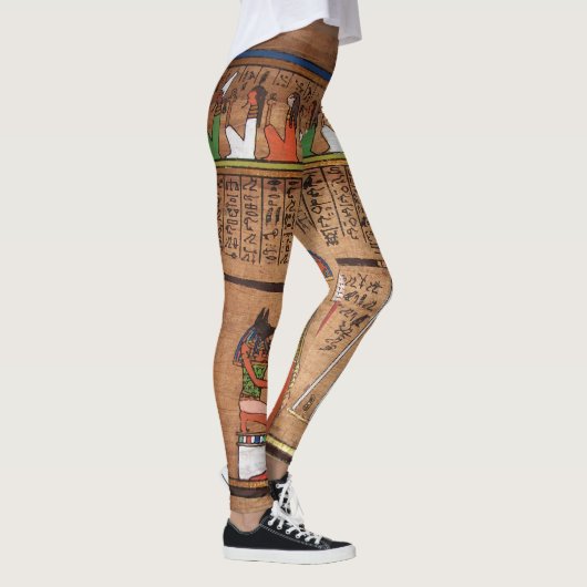 Leggings van Egyptische Hieroglyphs Vrouwen (Rechts)