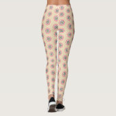 Leggings van Elegant Floral Pastel vrouwen (Achterkant)