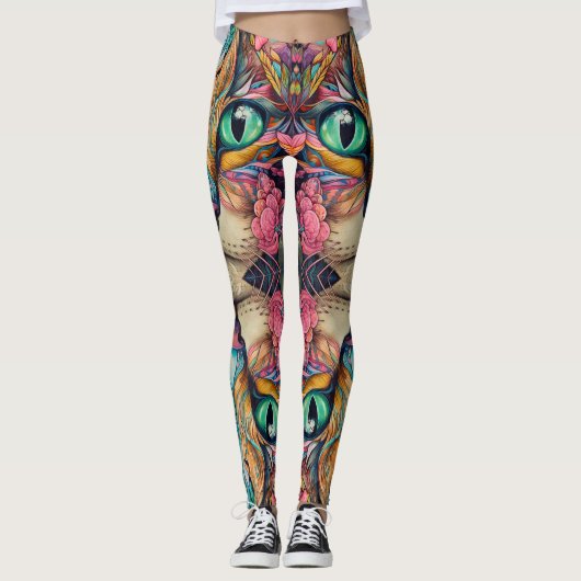 Leggings van Emerald Cat -  (Voorkant)