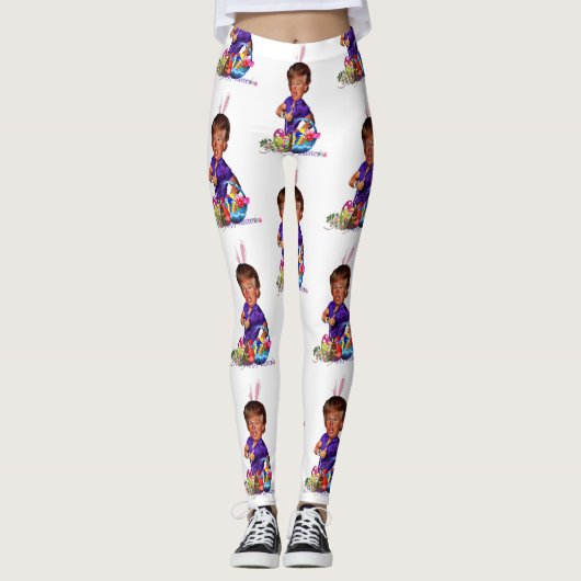 leggings van esster bunny trump (Voorkant)