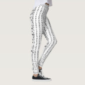Leggings van Ethiopische Amharic Alphabet Ge'ez Fi (Rechts)