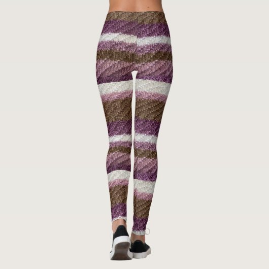 Leggings van faux-breiwerk (Achterkant)