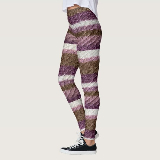 Leggings van faux-breiwerk (Links)
