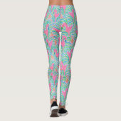 Leggings van Flamingo Oerwoud Party (Achterkant)