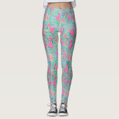 Leggings van Flamingo Oerwoud Party (Voorkant)