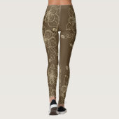 Leggings van Flowered Patterned Designer (Achterkant)