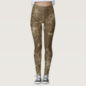 Leggings van Flowered Patterned Designer (Voorkant)